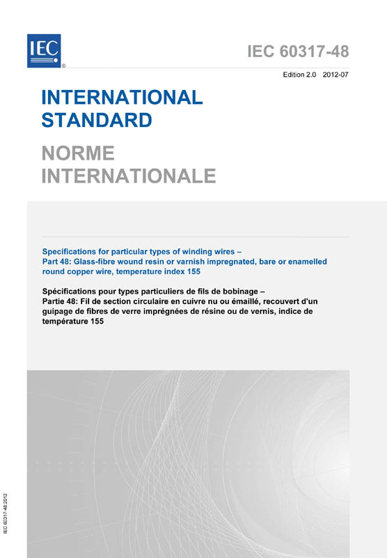 Cover IEC 60317-48:2012